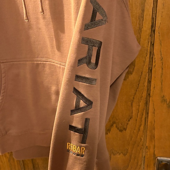 Ariat Rebar Brown Hoodie for Men - Picture 4 of 4